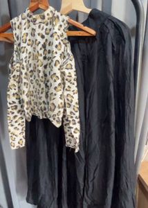 Indo Western Top And Skit Set