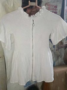 White Off-Shoulder Top