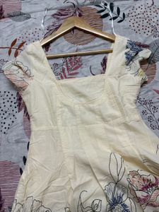 Cream Mini Dress