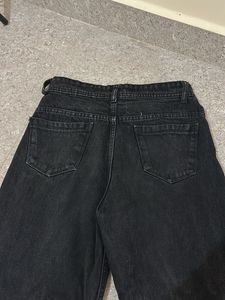 Wide Leg Black Jeans