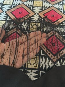 Black Dress with Lace Detail