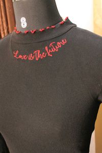 Black &#39;Love is the Future&#39; Top
