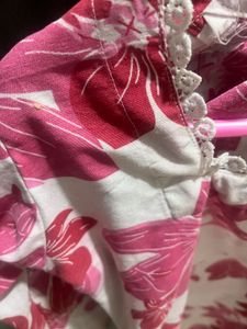 Pink Short Kurta