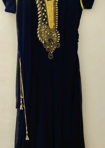 Elegant Long Anarkali/Frock With Dupatta