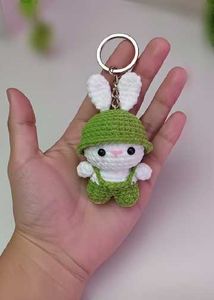 Crochet Bunny Keychain