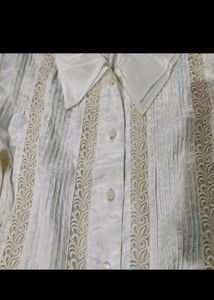 Vintage White shirt - slik stain