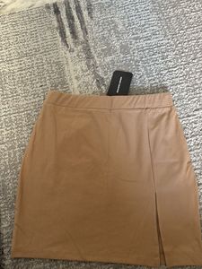 bonkers Tan Mini Skirt