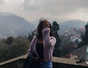 Lavender Knit Cardigan