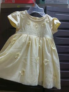 Yellow Flower Girl Dress