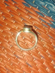 Silver Ring with Red Stone💍