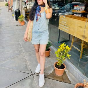 Denim Beautiful Romper