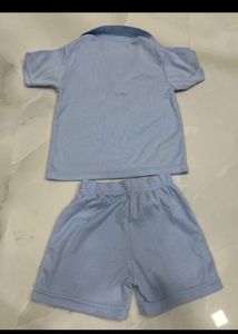 Blue Tshirt And Shorts set