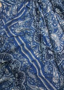 Blue Patterned Dress