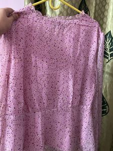 MAX top With Ruffled Sleeves