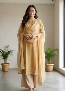 heavy work kurta set with dupatta