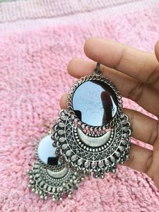 Silver Oxidised Earrings 😍