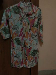 Floral Print Top &amp; Bottom Set