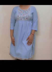 Elegant Blue Kurta