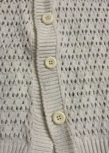 White Knit Cardigan