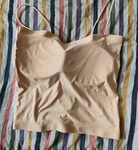 Comfy Beige Crop Top