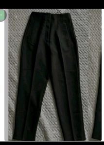 Black  Formal Straight Leg Pants
