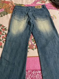 Oversized boot cut jeans