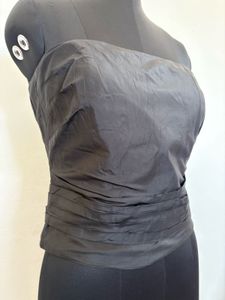 Elegant Black Bandeau Top
