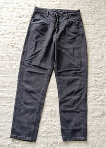 High Waist Black Denim Jeans