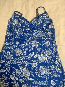 Blue Sleeveless Top
