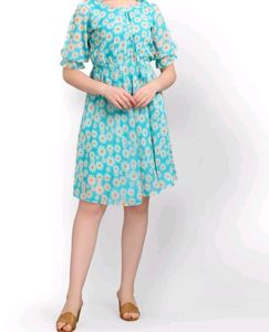 Summer Korean Floral Dress💙
