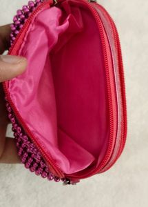 Cute Shimmer Rose Pink Pouch/Wallet