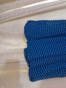 Navy Blue Chevron Top/Dress