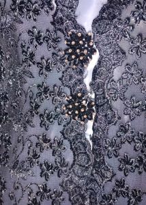 Elegant Black Lace net dress