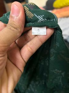 Green Floral Print Maternity Dress