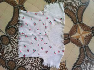 Floral Ribbed Cardigan