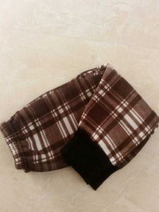 Brown Plaid Lounge Pants