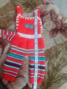 Handmade Knitted Baby Outfit