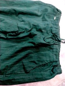 Green Colour Formal Pant