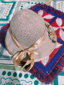 Cute Beach Dress For Baby Girl With Free Hat