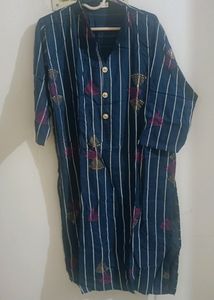 New Rayon Kurti Pant Set Size L