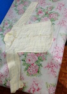 Vintage Cream Long Sleeve Blouse
