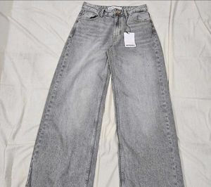 Trendy Wide Leg Jeans