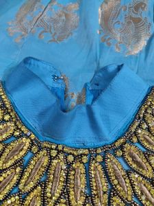 Ethnic Shirt And Top (Without Dupatta)