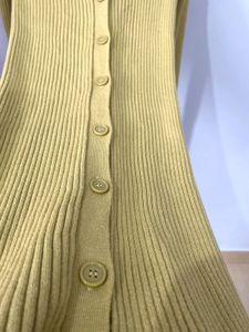 Green Striped Jumper Midi  Dress