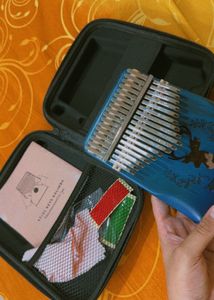 Blue Kalimba Thumb Piano