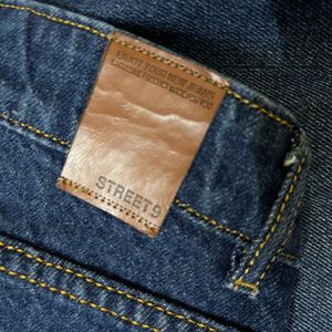 Street 9- Wide Leg, Distressed Pants.