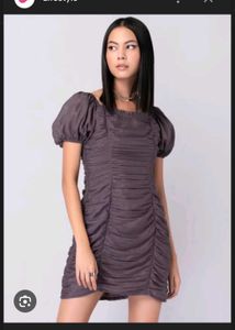 DOUBLE RUCHED BODYCON DRESS