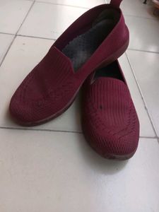 Casual Maroon Loafers