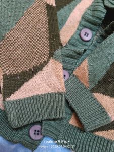 Army Print Sweater