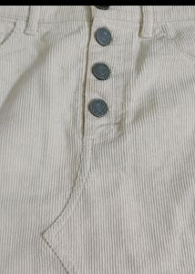 Beige A-line Skirt